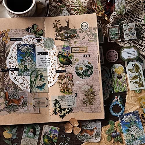 Vintage Stickers 20 Sheets Scrapbooking Supplies Journaling Decals (Beach)