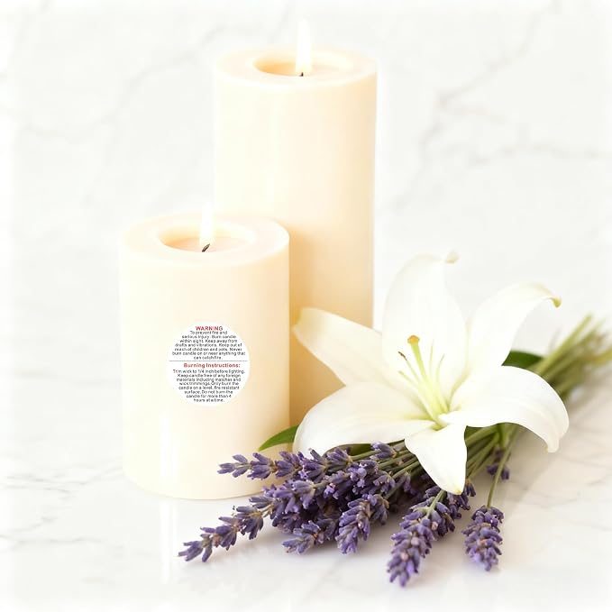 2000PCS Candle Warning Labels: 1 Inch Candle Wick Stickers Candles Jars Safety Stickers Warning Labels for Small Candles Making Supplies