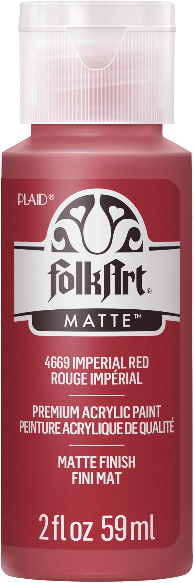 FolkArt Acrylic Paint in Assorted Colors (2 oz), , Imperial Red