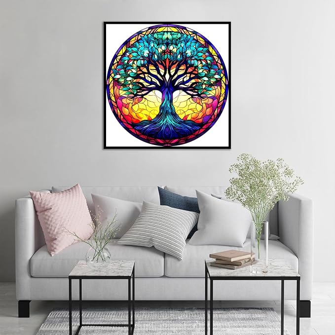 Diamond Art Kits for Adults Tree of Life Diamond Painting Kit 12x12in