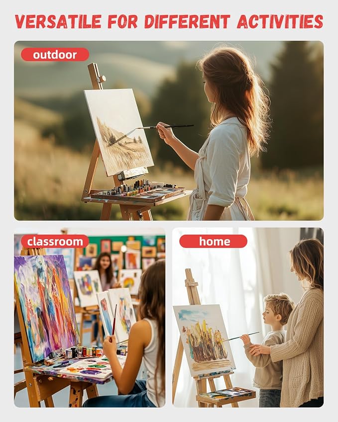 Simetufy 12 Pcs 12x16Inch Large Canvas Boards for Painting, Flat Art Panels | Gesso Primed Acid-Free 100% Cotton for Acrylic Oil Watercolor Tempera Paint
