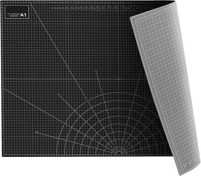 35" x 23" Self Healing PVC Cutting Mat, A1-Black or Gray