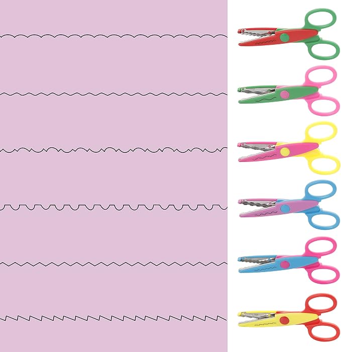 Craft Scissors Set – 26 Pcs, Paper Hole Punch & Decorative Cutting Edges