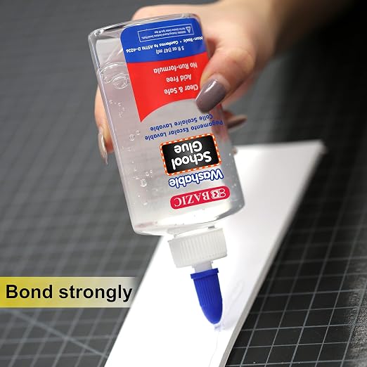 BAZIC Products Washable Clear School Glue, 5 Fl Oz, 48-Case