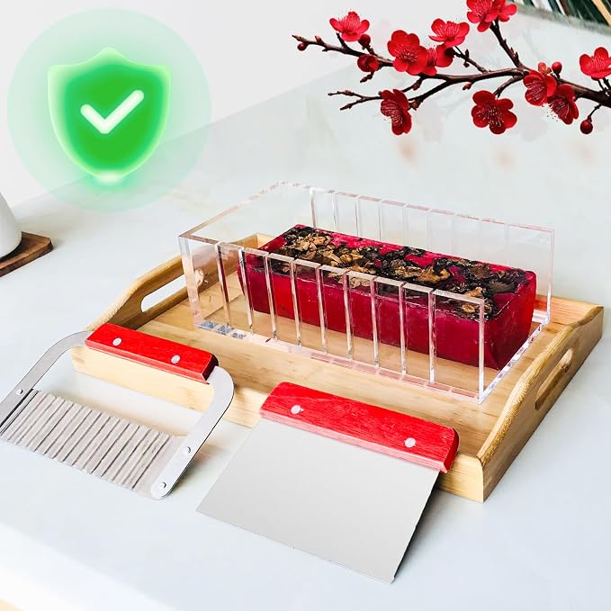 Premium Acrylic Soap molds Making Kit - Craft Exquisite DIY Soaps with Precision (Hard Soap Cutter Kit)