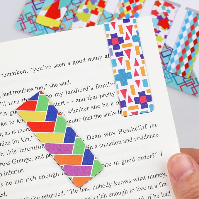 15 Pieces Bookmarks, Magnetic Bookmarks for Women, Page Markers for Students