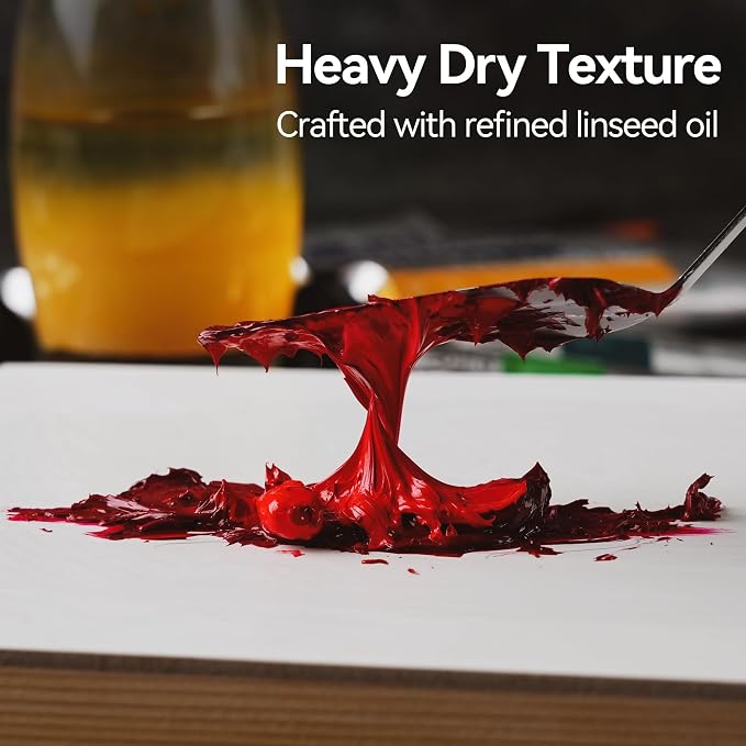 PHOENIX Raw Umber Oil Paint - 40ml / 1.35 Fl oz. Single Tube - Artist Quality Oil Based Paint for Professionals