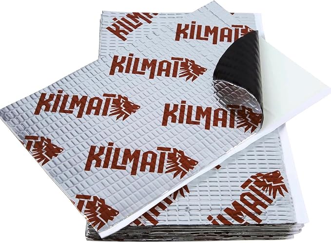 KILMAT 80 mil 18 sqft Car Sound Deadening Mat, Butyl Automotive Sound Deadener, Audio Noise Insulation and dampening