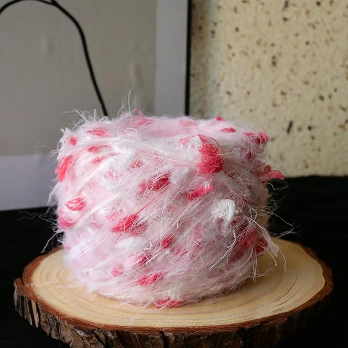 Artisanal Yarn Fancy Yarn Multifiber Blended Yarn Novelty Colorful Soft