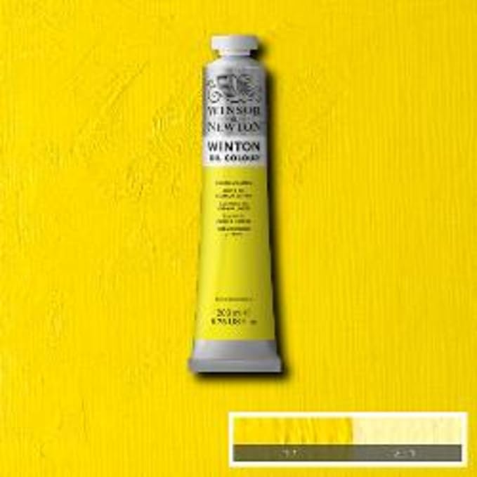 Winsor & Newton Winton Oil Color, 200ml Tube, Cadmium Lemon | Artist pigments, Durable, Lightfast, Permanent, Uniform Consistency, Great Pigment Load