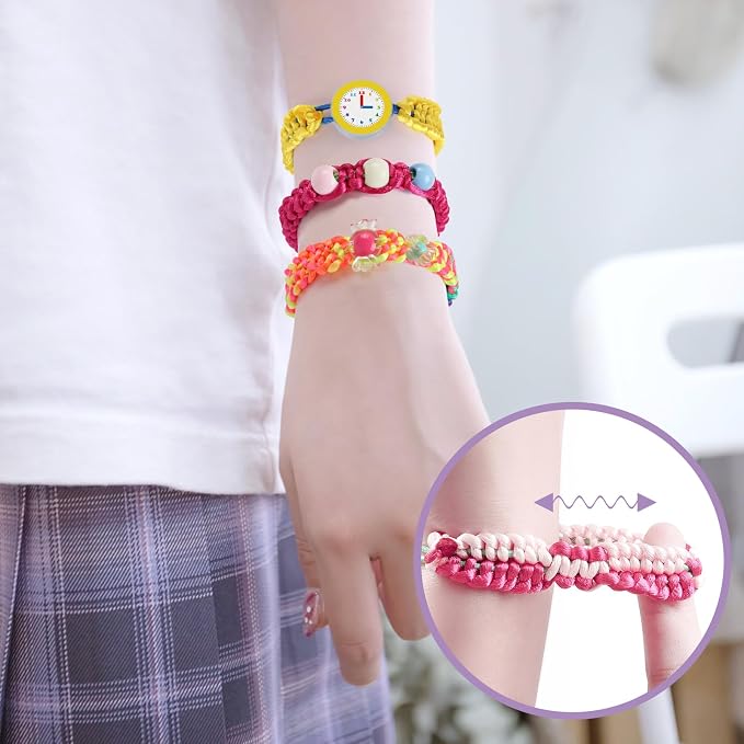 Friendship Bracelet Making Kit for Girls - Arts Crafts for Kids String