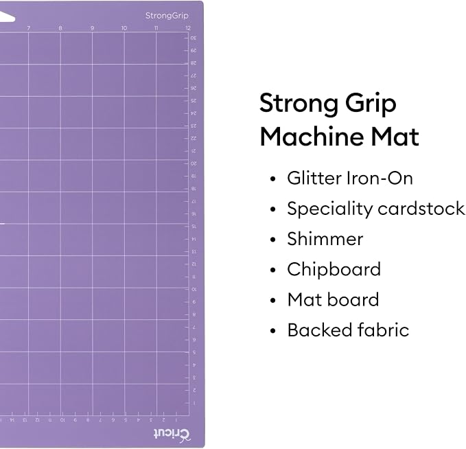 Cricut Cutting Mat Variety Pack (8 Count, 12in x 12in) | For Explore & Maker Machines - Includes 4 StandardGrip, 2 LightGrip, 2 StrongGrip