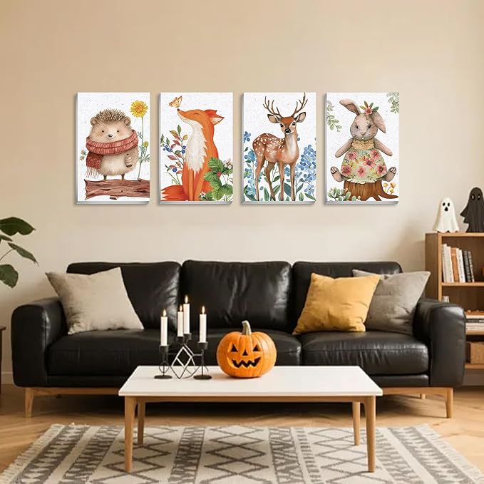 Animal Paint by Number for Adults, Paint by Numbers Kit for Adults 8x12 in