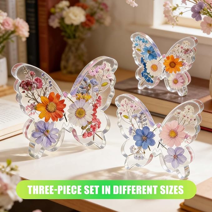 Butterfly Resin Molds, Silicone Mold for Epoxy Resin Casting | Flexible easy-release butterfly mold for resin casting, soap, candle decor, flower preservation, spring crafts and gifts.
