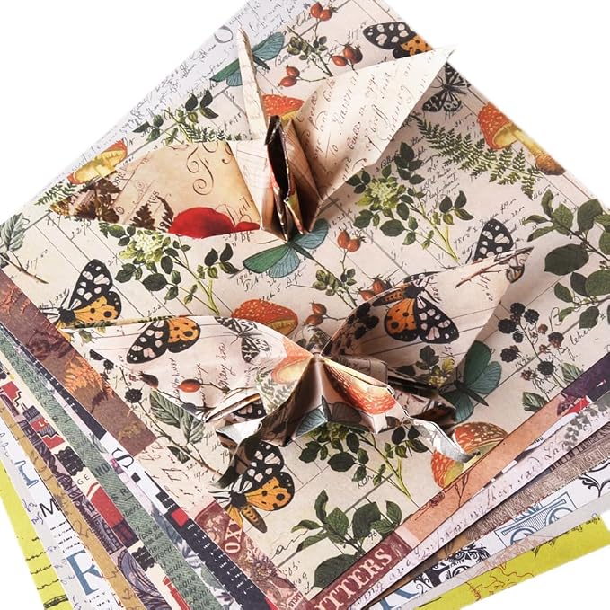 6x6" Origami Paper,100Sheets Double Sided Colored Paper,Square Craft Paper