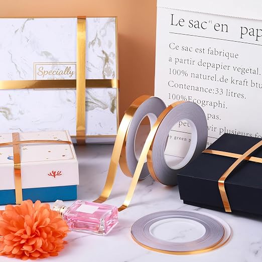 Zonon Gold Washi Tape for Wall Decor Self Adhesive 5/15/25mm