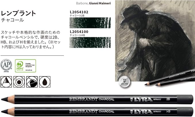 LYRA Rembrandt Art Specials, Fine Art Sketching Set, 12 Assorted Pencils, Ideal for Professionals & Students