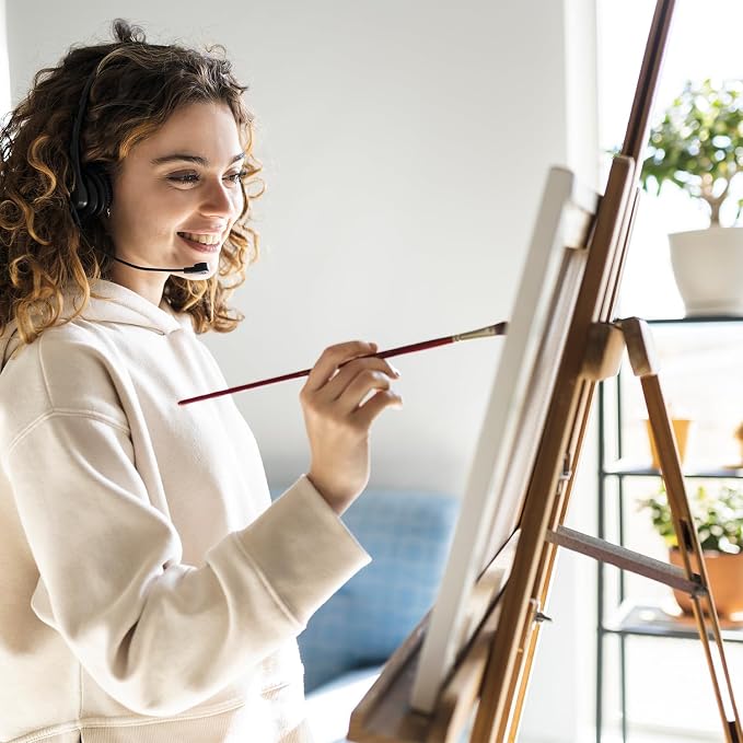 Art Advantage Artist Canvas Visual Edge 18x24, Stretched Canvas for Painting, Blank Canvas for Acrylics & Oils, Canvases for Artists, Professional Pre-Stretched Canvas