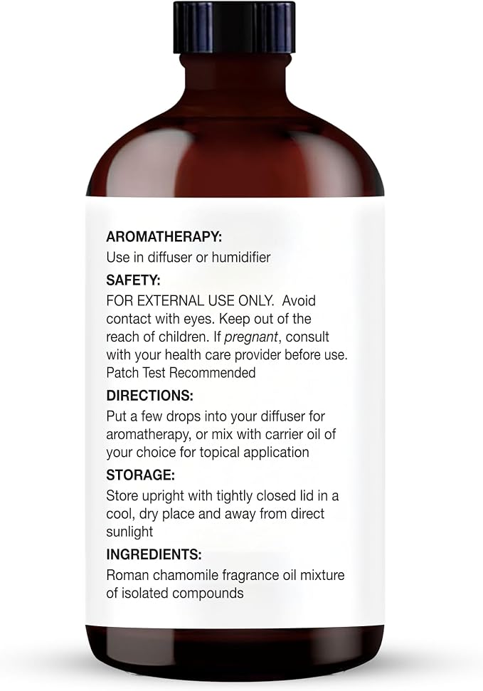 Majestic Pure Essential Oil with Glass Dropper - 100% Pure and Natural - Essential Oils for Diffuser, Aromatherapy, Soap and Candle Making, Chamomile Essential Oil, Chamomile Oil, 4 Fl Oz (Pack of 2)