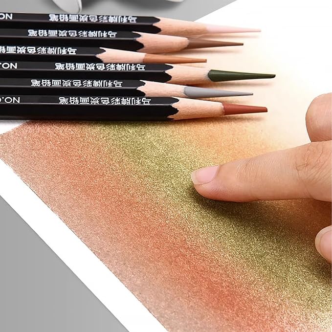 Marie's Professional Charcoal Drawing Set - Premium Artist Sketching Pencils for Portraits & Fine Art - Ideal for Professional Artists & Studio Creation(Grey)