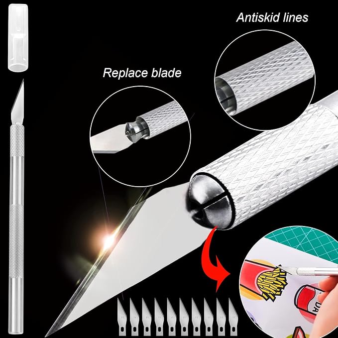 42pcs Vinyl Weeding Tools with T-Shirt Ruler Guide, Craft Tools Set for DIY Heat Transfer Printing, Weeding Vinyl, Scrapbooking, Lettering, Cutting, Splicing.