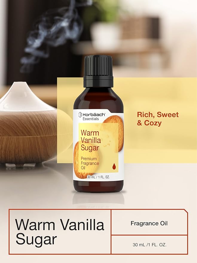 Horbäach Warm Vanilla Sugar Fragrance Oil | 1 Fl Oz (30 mL)