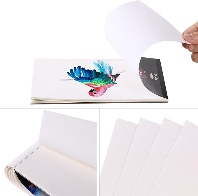 Mr. Pen- Disposable Paint Palette Paper Paint Pad, 6" x 9", 40 Sheets (Pack of 2)