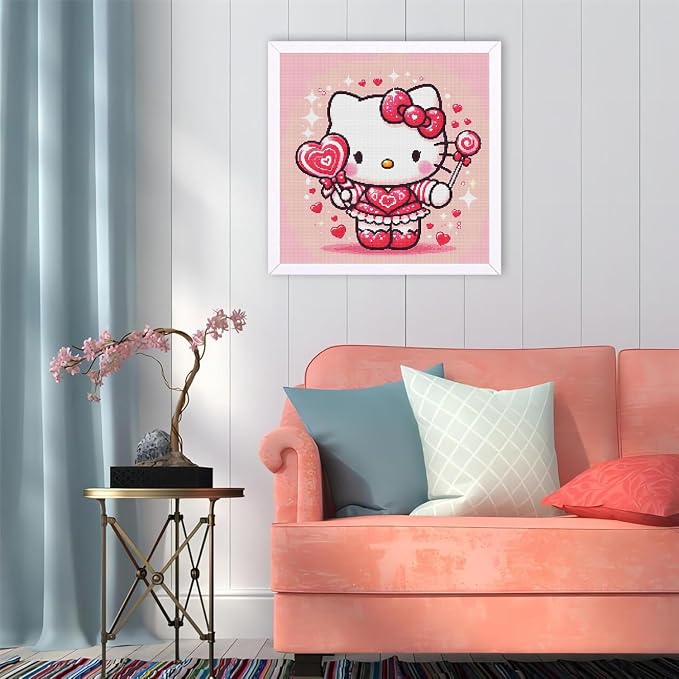 JAKI Diamond Art Painting Kits for Adults,Cartoon Diamond Art 12x12inch