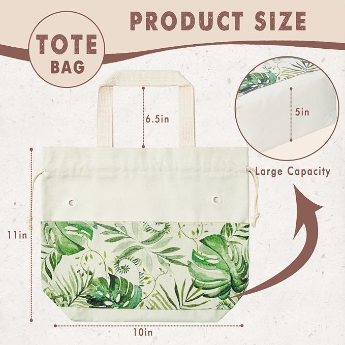 TOGETRUE Yarn Bag, Knitting Crochet Tote Bag, Yarn Storage Bags Organizer, Crochet Bags for Crocheting Project, Store Skein Ball, Short Knitting Needle (Green)