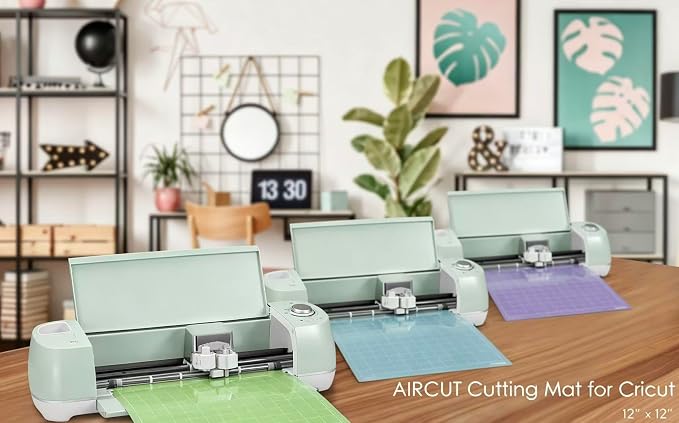 AIRCUT Cutting Mat for Cricut Maker and Explore Series, 3PC Variety Mats