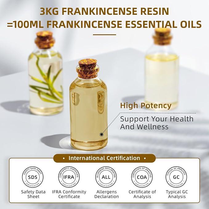 HIQILI Frankincense Essential Oil Large Capacity for Body Massage