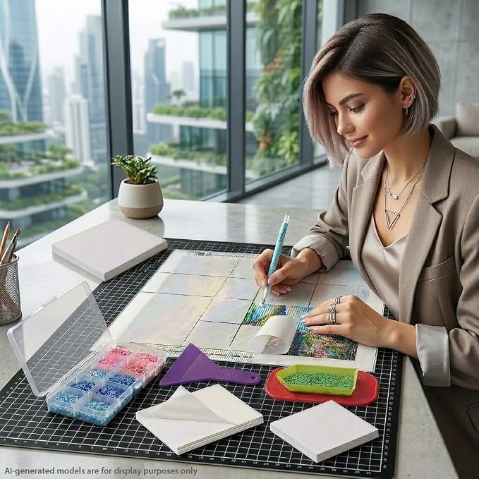400Pcs Diamond Painting Release Paper, 3 Sizes Double-Sided Non-Stick