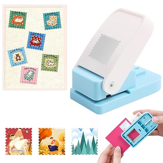 1.5X1.5 inch Rectangular Postage Stamp Puncher