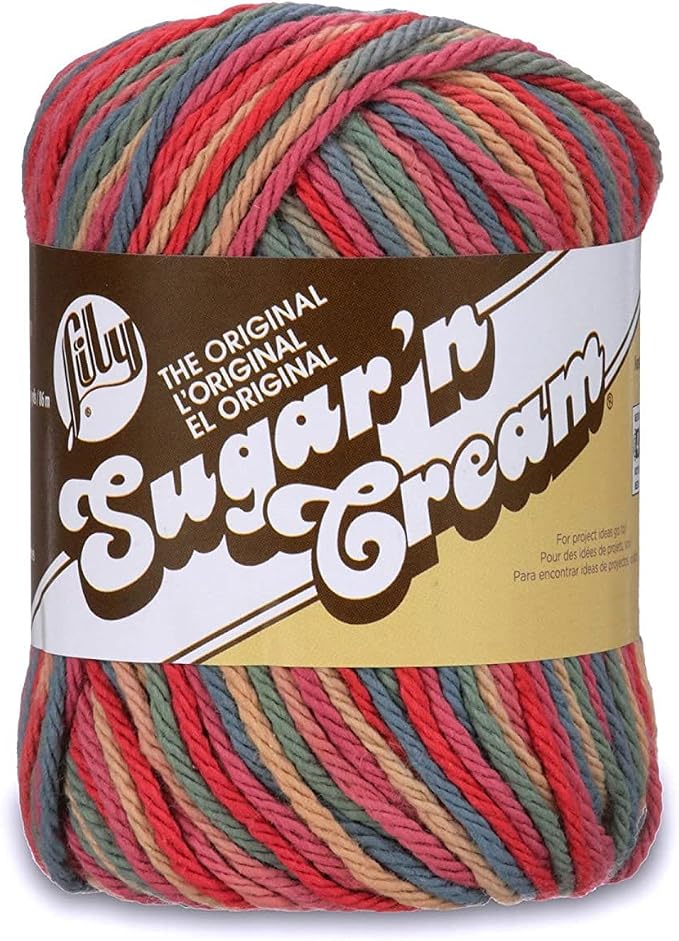 Lily Sugar'n Cream Ombre Yarn for Dishcloths, Painted Desert, 6-Pack