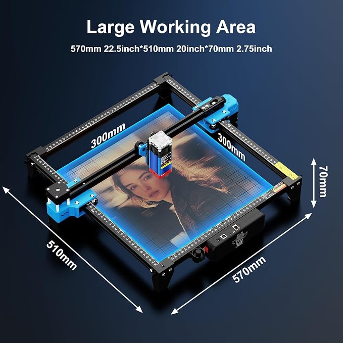 Twotrees TTS-55 Pro Laser Engraver 5500mW Laser Engraving Machine