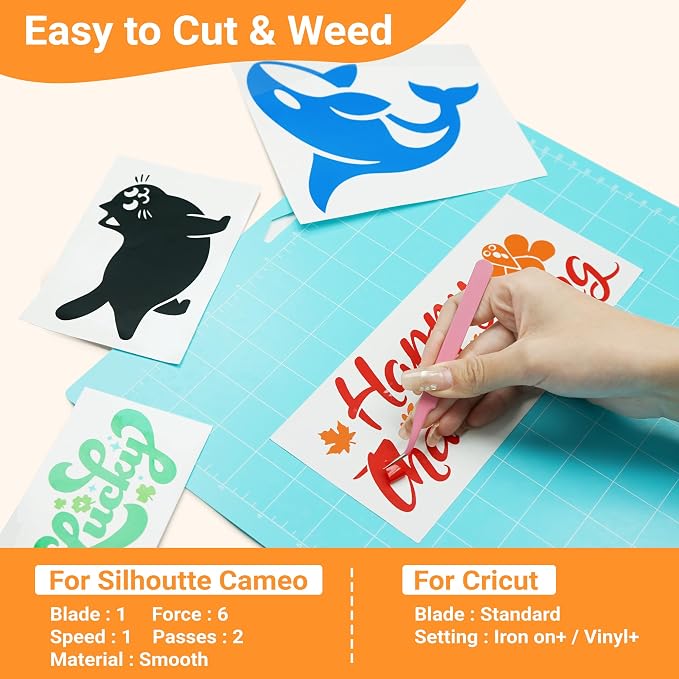 Prime Vinyl Permanent Vinyl - 67 Pack 12" x 12"- Assorted Colors Self Adhesive Vinyl Compatible with All Cutting Machines, Home Decor, Window, Mug, Party Decal