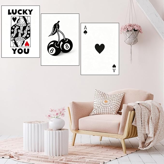 3 Pack Cherry Diamond Art Kits for Adults Diamond Painting Kit for Beginner | 5D DIY Funny Cute Vintage Diamond Dots Full Drill Crafts for Gem Art Dot Art for Adults Home Wall Decor for Teens 10x12 in