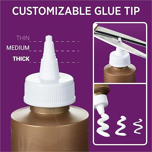 Aleene's All Purpose Tacky Glue, 8-Ounce, Clear (15599) | All-Purpose Craft Adhesive, Strong Clear-Drying Glue for Wood, Paper, Ceramic, & DIY Projects