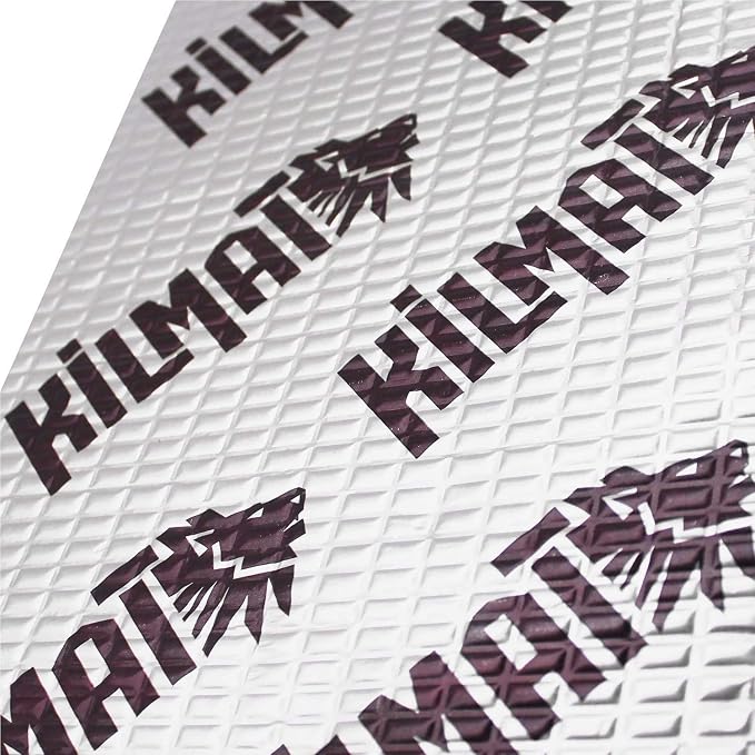 KILMAT 50 mil 50 sqft Car Sound Deadening Mat, Butyl Automotive Sound Deadener, Audio Noise Insulation and dampening