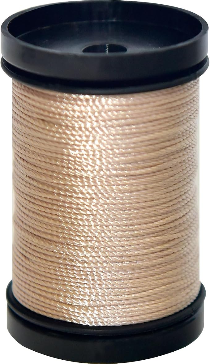 30 Yards Heavy Duty Extra Strong Upholstery Nylon Sewing Thread for Machine, Home, Hand, Craft, and Denim Leather，Color：Tawny