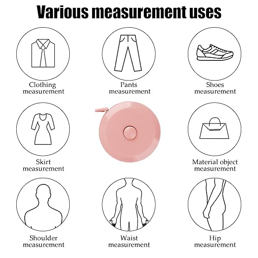 GDMINLO 3 Pack Tape Measure Measuring Tape for Body Fabric Sewing Tailor Cloth Knitting Craft Weight Loss Measurements Retractable 60-inch 1.5 Meter, Small Push ButtonDouble Scales Rulers