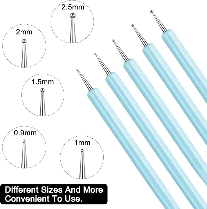 10PCS Silicone Color Shaper Tools, Clay Sculpting Tools for Artists | Soft Silicone Tip Tools For Painting, Oil Pastels, Resin And Clay. Ideal For Blending, Shaping And Applying Masking Fluid.