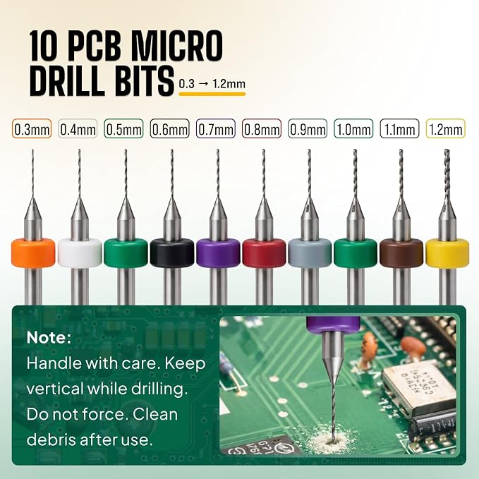 Precision Pin Vise Hand Drill Set, 28 Micro Drill Bits for Jewelry & Resin