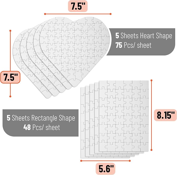 Mr. Pen- Blank Puzzle, 10 Pack