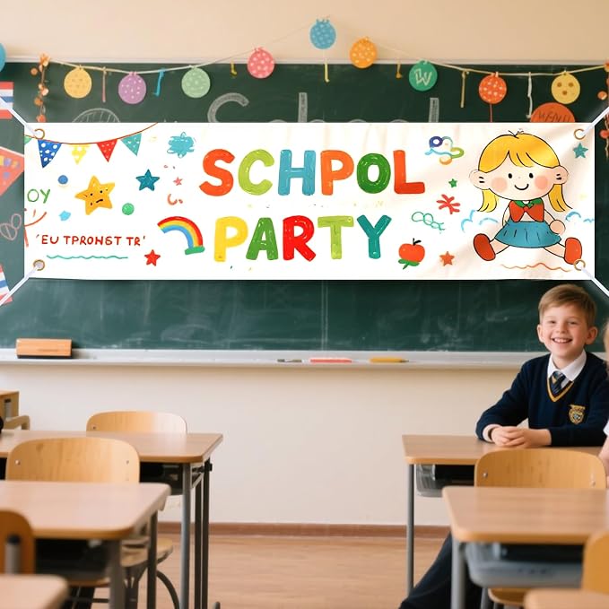 Large Blank Banners Sign 2 x 6 Feet Polyester Oxford Cloth White Sublimation Banner to Decorate with Hanging Rope for Outdoor Indoor Wall DIY Painting Writing Business Office Party Decorations