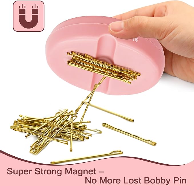 Sizobi Magnetic Bobby Pin Holder,Magnetic Pin Cushions for Sewing