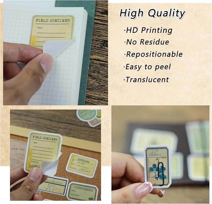 140 Pcs Vintage Aesthetic Stickers for Adults