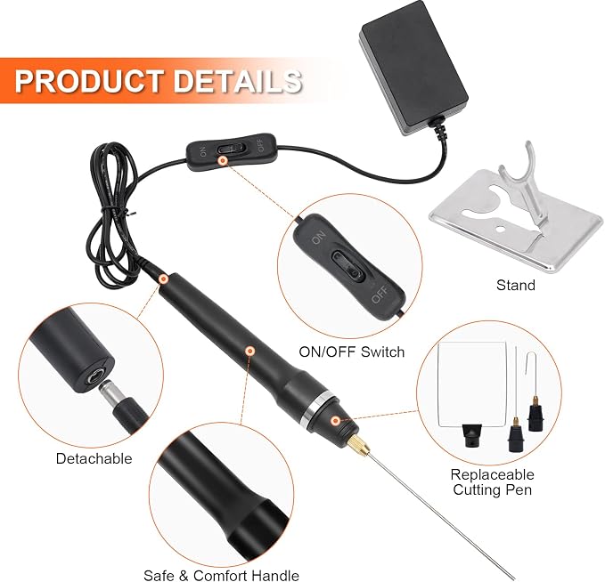 3 in 1 Foam Cutter Hot Wire Cutter with 3 Cutting Machine Pen