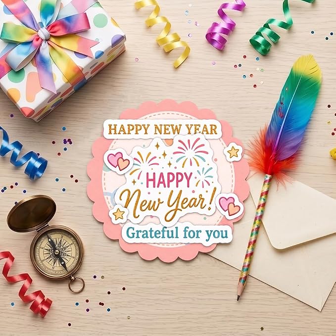 Card Making Stamps and Cutting Dies Set(Holiday Sentiment Word) | Durable Silicone Stamps and High - Quality Carbon Steel Dies for Card Making, Photo Albums and Diary Decoration