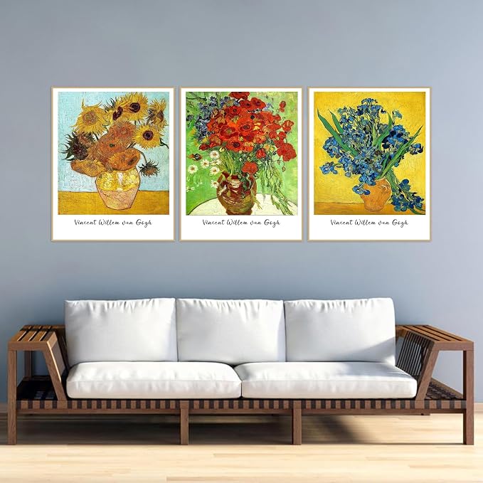3 Pack Van Gogh Diamond Art Kits for Adults Diamond Painting Kit Beginner